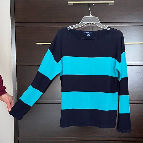 Long Sleeve Cotton Blend Sweater - Picture 1 of 3